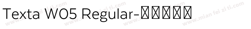 Texta W05 Regular字体转换